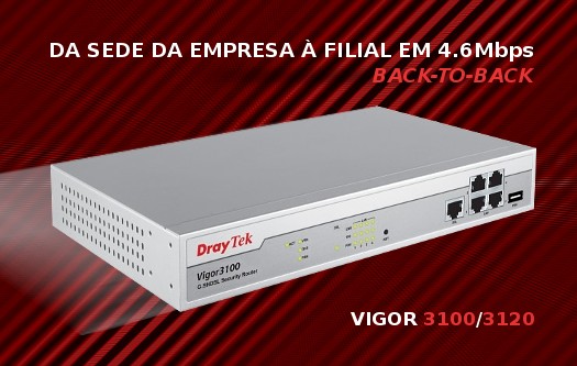 Imagem: Draytek Vigor 3100/3120