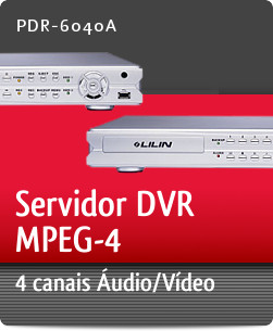 Imagem: Servidor DVR MPEG-4 com 4 canais �udio/V�deo