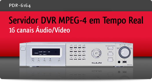 Imagem: Servidor DVR MPEG-4 em Tempo Real com 16 canais �udio/V�deo