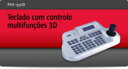 Imagem: Teclado com controlo multifunes 3D