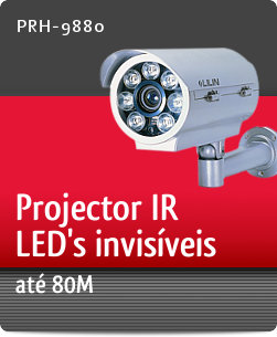 Imagem: Projector IR com LED's invisveis at 80M