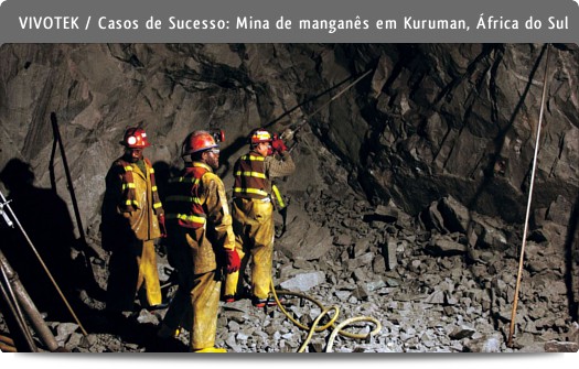 Casos de sucesso - Mina Kuruman, África do Sul