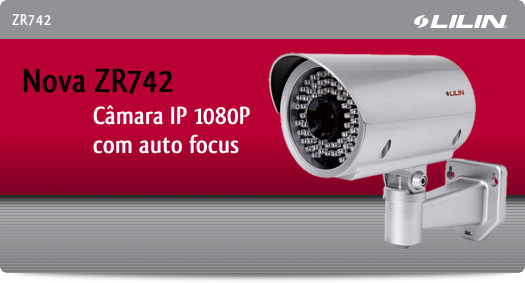 LILIN - ZR742: Câmara com auto-focus