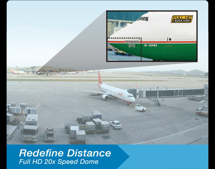 SD8362E - Redefine Distance - Full HD 20x Speed Dome