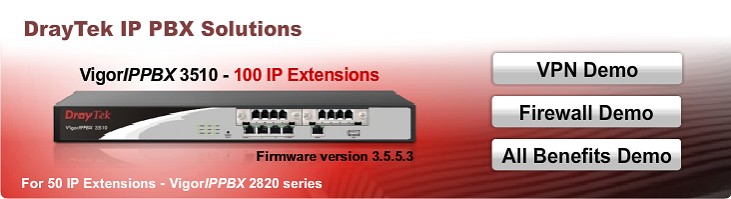 DrayTek IP PBX
solution